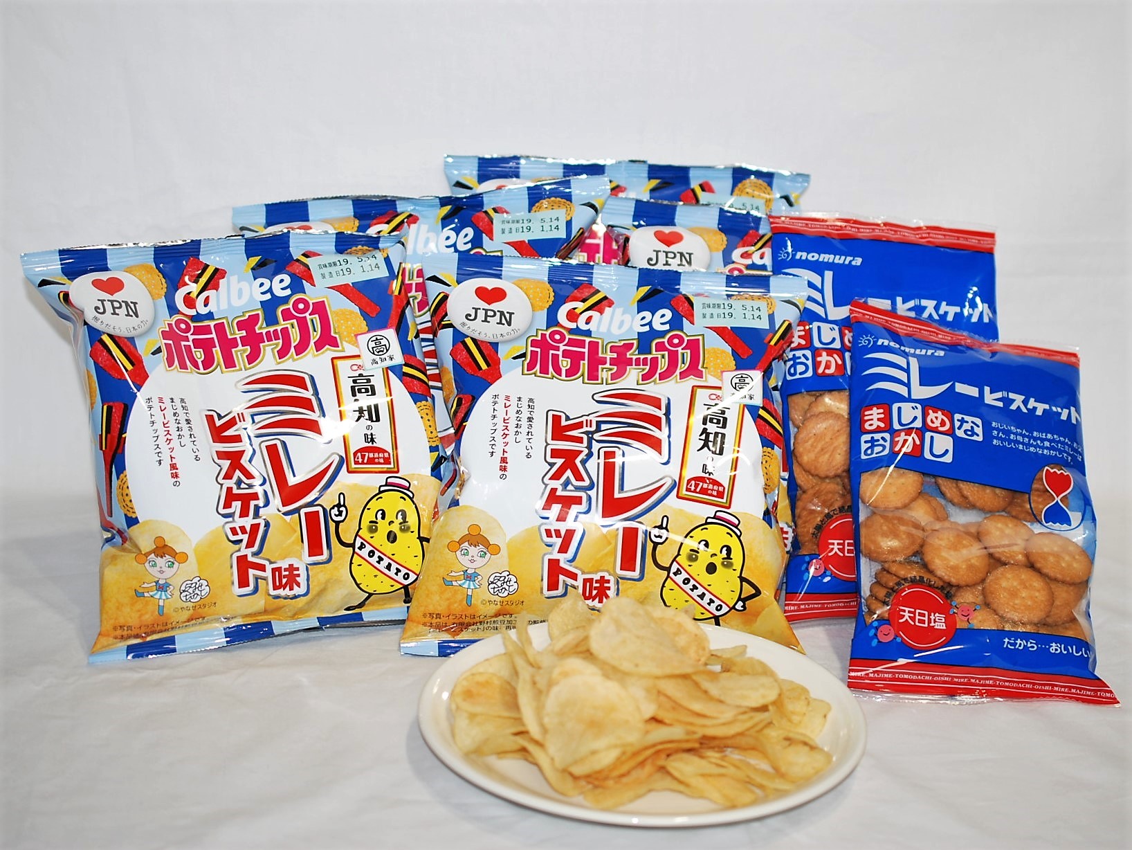 本日発売！高知県民のソウルフード「ミレービスケット味」のポテト