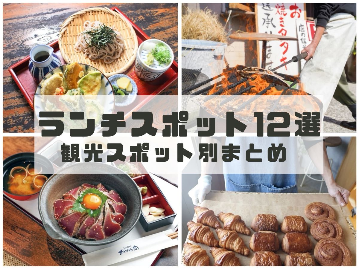 保存版】高知ランチスポット12選｜桂浜・高知城・はりまや橋・仁淀川