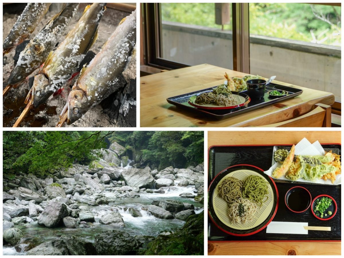 高知グルメ】仁淀川の絶景を横目に蕎麦をいただけるお食事処「宝来荘