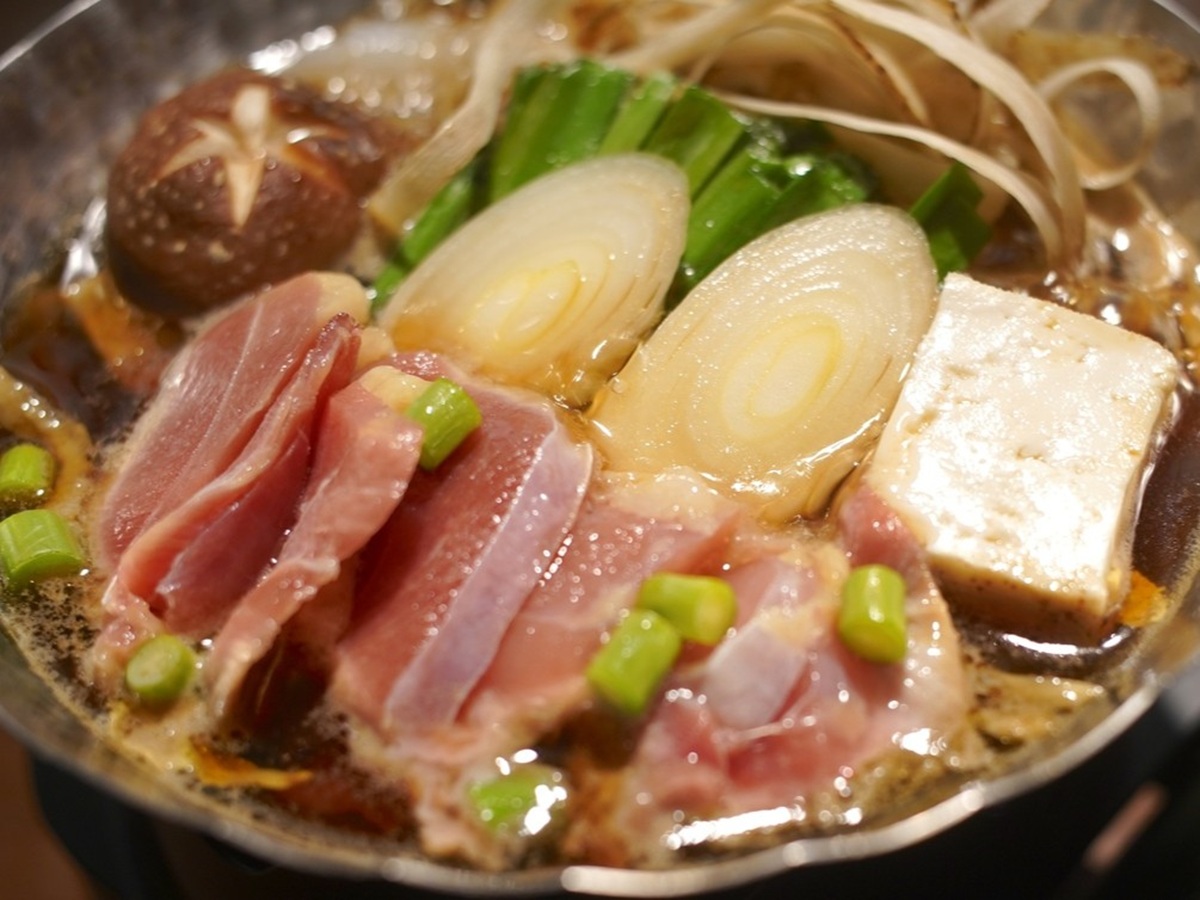 酒蔵レストラン宝の軍鶏すき鍋
